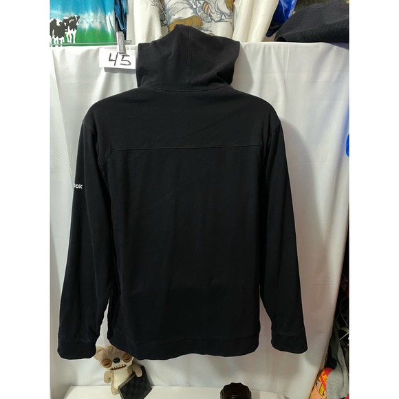 Calgary Flames Hoodie Mens M Black Red Hoodie NHL Hockey Reebok - Picture 5 of 14